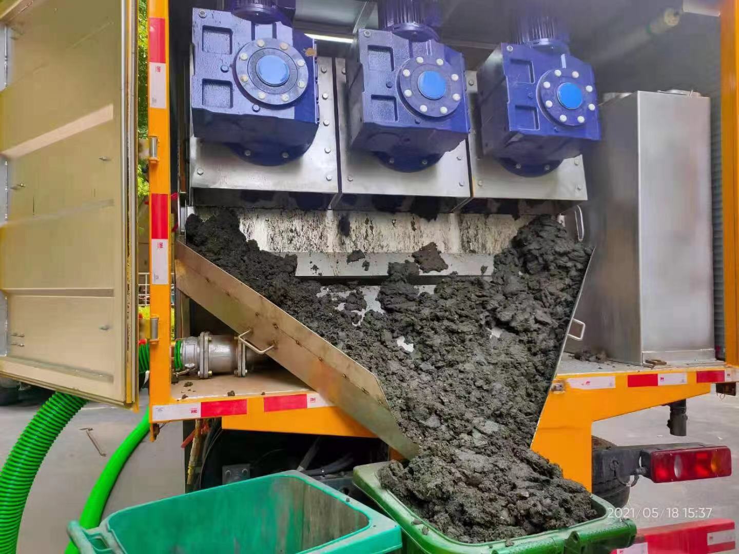 河源化粪池清掏城市维护站-泥浆净化干湿分离处理